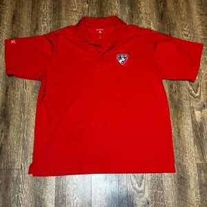 FC Dallas Antigua Tribute Red Polo Size Large